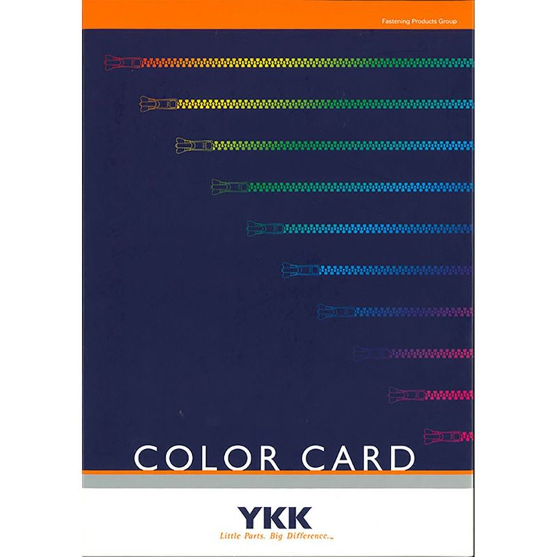 【短納期】YKK COLOR CARD テープ色見本帳 | 三協ファスナー公式通販 Global Standard